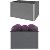 Image de vidaXL Lit surélevé de jardin WPC 150x100x91 cm Gris