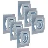 Image de vidaXL Anneau d'arrimage pour remorque 6 pcs Acier galvanisé 2000 kg