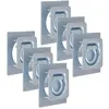 Image de vidaXL Anneau d'arrimage pour remorque 6 pcs Acier galvanisé 2000 kg