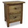 Image de Table De Chevet Bois De RÃ©cupÃ©ration Massif 40 X 30 X 51 Cm