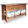 Image de vidaXL Buffet bois d'acajou massif 100x30x50 cm244488