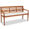 Image de vidaXL Vidaxl Banc Batavia Avec Coussin 150 Cm Teck