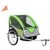 Image de vidaXL Remorque de vélo et poussette 2-en-1 vert et gris91378