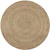 Image de vidaXL Tapis Jute tressé 150 cm rond245338