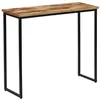 Image de vidaXL Table console Teck recyclé massif 90 x 30 x 76 cm245418