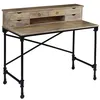 Image de vidaXL Bureau Bois de manguier massif et acier 110 x 50 x 96 cm244947