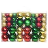 Image de Boules de Noël 100 pcs Rouge/Doré/Vert