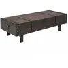 Image de vidaXL Table Basse Bois Massif Style Vintage 120 X 55 X 35 Cm