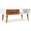 Image de Vidaxl Table Basse Bois D'acacia Massif 90 X 50 X 40 Cm