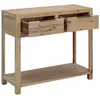 Image de vidaXL Vidaxl Table Console 82x33x73 Cm Bois D'acacia Massif