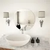 Image de vidaXL Miroir mural 50 cm Rond Verre245703