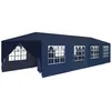 Image de vidaXL Chapiteau de jardin 3x12 m bleu91430