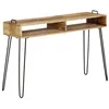 Image de vidaXL Table console Bois de manguier massif 115 x 35 x 76 cm