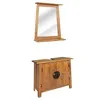 Image de vidaXL Mobilier de salle de bain Bois de pin massif246040