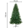 Image de vidaXL Arbre de Noël artificiel Aiguilles réalistes 150 cm Vert