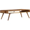 Image de vidaXL Vidaxl Table Basse 110x50x35 Cm Bois Massif