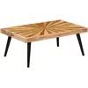 Image de vidaXL Vidaxl Table Basse Bois De Manguier Massif 90x55x36 Cm