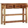 Image de vidaXL Buffet avec 3 tiroirs 110x30x80 cm Bois massif