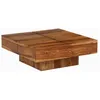 Image de Vidaxl Table Basse 80x80x30 Cm Bois D'acacia Massif