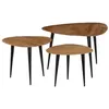 Image de vidaXL Tables basses 3 pcs Bois d'acacia massif246062