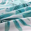 Image de vidaXL Vidaxl Parure De Lit Housse De Couette Feuilles Vert 140x200/60x70 Cm