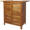 Image de Vidaxl Table De Bar 110 X 50 X 105 Cm Bois D'acacia Massif
