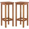 Image de vidaXL Tabourets de bar lot de 2 bois d'acacia massif44016