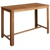 Image de vidaXL Table de bar Bois d'acacia massif 150x70x105 cm246665