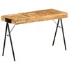 Image de Vidaxl Table Ã Ãcrire Bois De Manguier Massif 118 X 50 X 75 Cm