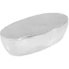Image de vidaXL Table basse martelée Argenté 100x50x28 cm Aluminium246506