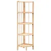 Image de vidaXL Étagère d'angle bois de cèdre 27 x 27 x 110 cm246435