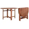 Image de Vidaxl Table De Jardin 120 X 70 X 74 Cm Bois D'acacia Massif