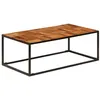Image de vidaXL Table basse 110x60x40 cm Bois d'acacia solide et acier