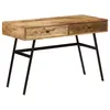 Image de vidaXL Bureau avec tiroirs Bois solide de manguier 110x50x76 cm246718