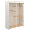 Image de vidaXL Garde-robe à 3 niveaux 110 x 40 x 170 cm247108