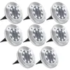 Image de vidaXL Lampe solaire au sol 8 pcs Lumières LED blanches44416