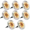 Image de Vidaxl Lampe Solaire De Sol 8 Pcs LumiÃ¨re Led Blanc Chaud