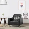 Image de vidaXL Fauteuil noir similicuir247018