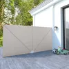 Image de vidaXL Auvent latéral pliable de terrasse Crème 400 x 200 cm