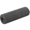 Image de vidaXL Grillage Acier avec revêtement en PVC 25x0,5 m Gris