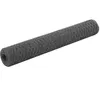 Image de vidaXL Grillage Acier et revêtement en PVC 25 x 1 m Gris143281