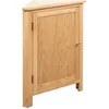 Image de vidaXL Vidaxl Armoire D'angle 59 X 45 X 80 Cm Bois De Chêne Massif