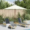 Image de vidaXL Parasol avec mât en bois 150 x 200 cm Sable