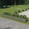 Image de vidaXL Lit surélevé à gabion Acier galvanisé 540x90x50 cm143555