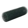Image de vidaXL Grillage acier avec revêtement en PVC 10x0,5 m vert