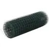 Image de vidaXL Grillage acier avec revêtement en PVC 25x0,5 m vert