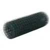 Image de vidaXL Grillage Acier avec revÃªtement en PVC 25x0,5 m Vert