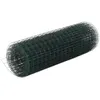 Image de vidaXL Grillage acier avec revêtement en PVC 25x0,5 m vert143631