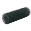 Image de vidaXL Grillage acier avec revêtement en PVC 25x0,5 m vert143632