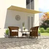 Image de vidaXL Auvent rétractable 300x150 cm Jaune et blanc